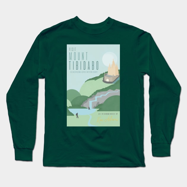 Mount Tibidabo Long Sleeve T-Shirt by Best of Friends Podcast